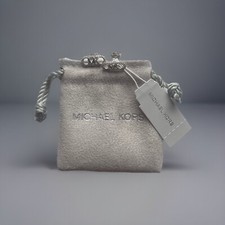 Image of MICHAEL KORS Womens Earrings MK 925% Silver MK Logo