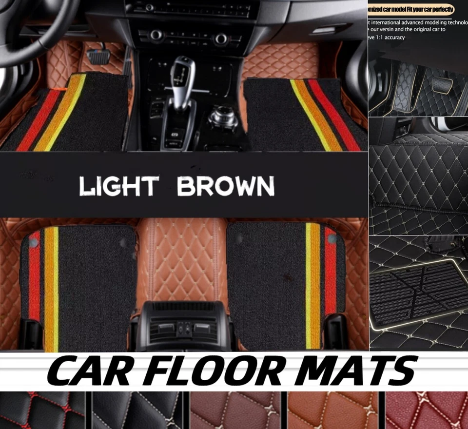 For Buick Car Floor Mats All Weather Custom Luxury Waterproof Carpets PU Leather - Imagem 3 de 4