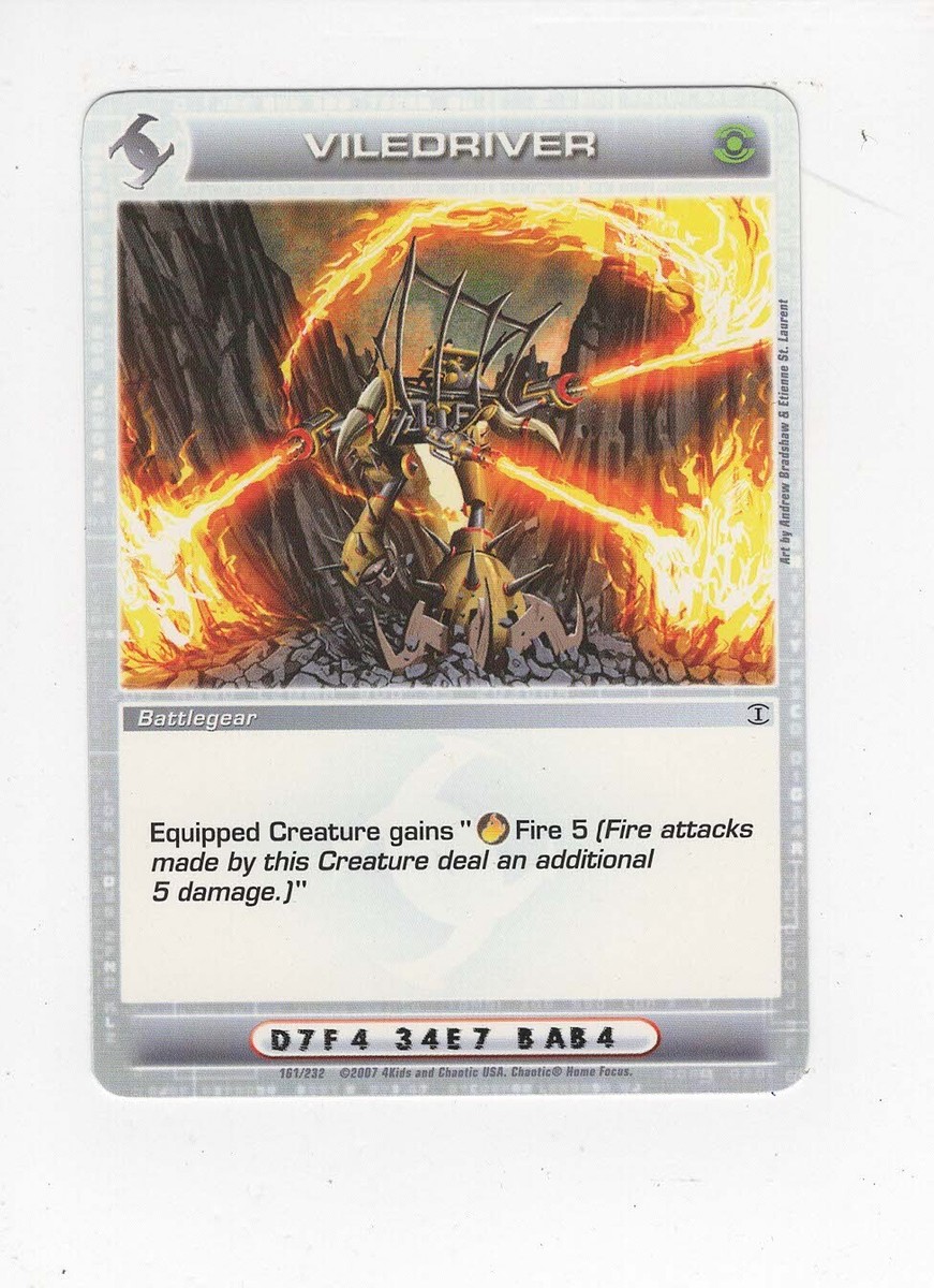 Chaotic Battlegear Viledriver common | eBay