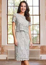 Together Lace Overlayer Dress Size 8 RRP £120