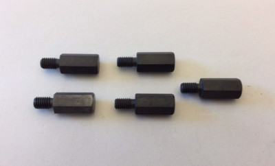 Masterline Type MHB-4 Rest Button Metric Hex Screw M6-1.0 Thread (Pack of 5)