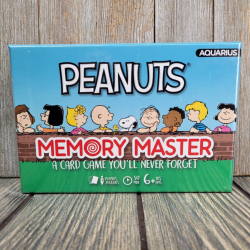 Peanuts Memory Master: A Card Game You'll Never Forget Snoopy New Sealed 2021 - Picture 1 of 7