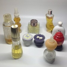AVON vintage Lot de 10 flacons  parfums anciens  de 12 à 5 cm - Vide ou plein