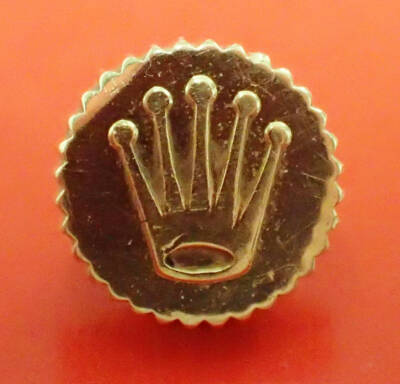Original ROLEX Gold Crown 3,8mm Presion Cellini #582