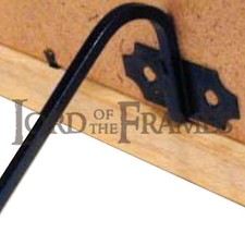 2 x LARGE BLACK CURL UP STAND WITH FIXED STAND BRACKET Picture Frame Photo