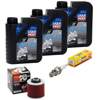 Set Inspektion 3L ÖL FüR Yamaha XT 500 1U6 XT500 XT 1976-1989 ÖLfilter ZüNdkerze