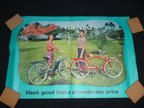 Vtg 60's Columbia Bicycle Store 
