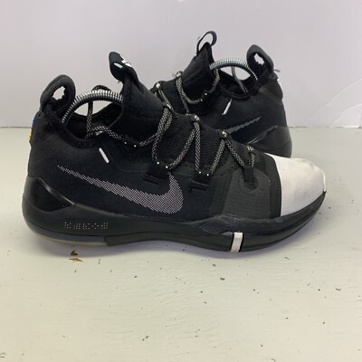 Nike Kobe AD Exodus 2018 'White Toe' Oreo AR5515-002 Wht/Blk Men's US Sz 