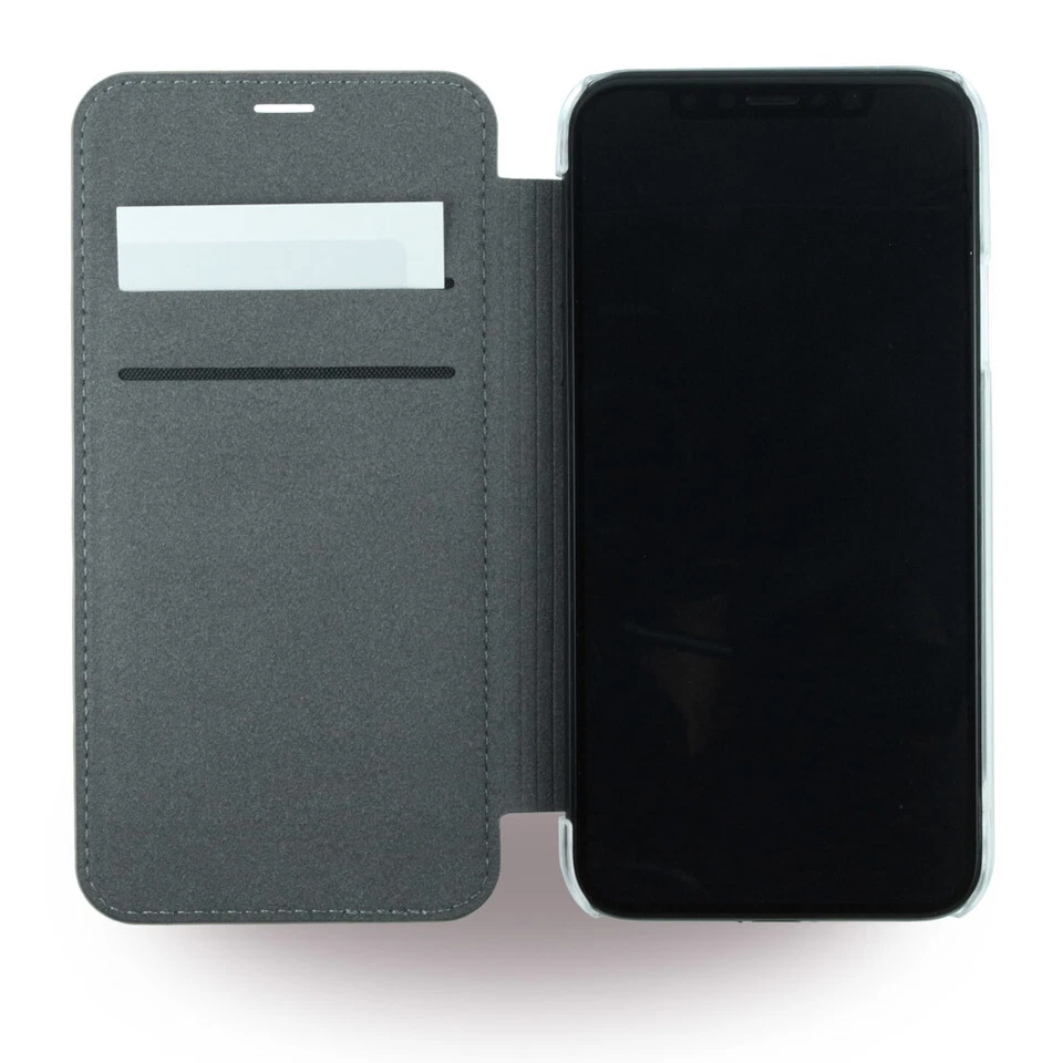 Guess Logo Fleur Design Avec Rose Étui Type Livre pour Apple IPHONE X/10 - Photo 4/4