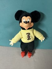 Vintage Applause Trendy Minnie Mouse Part Rubber Stuffed Doll Approximately 11
