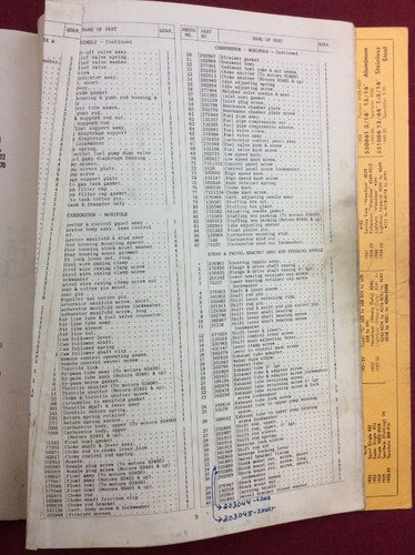 1950 Pre Owned Used Evinrude Parts Catalog SC # 231 - Picture 7 of 9