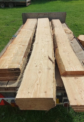 Waney Edge British Larch Cladding 12ft - Picture 3 of 11