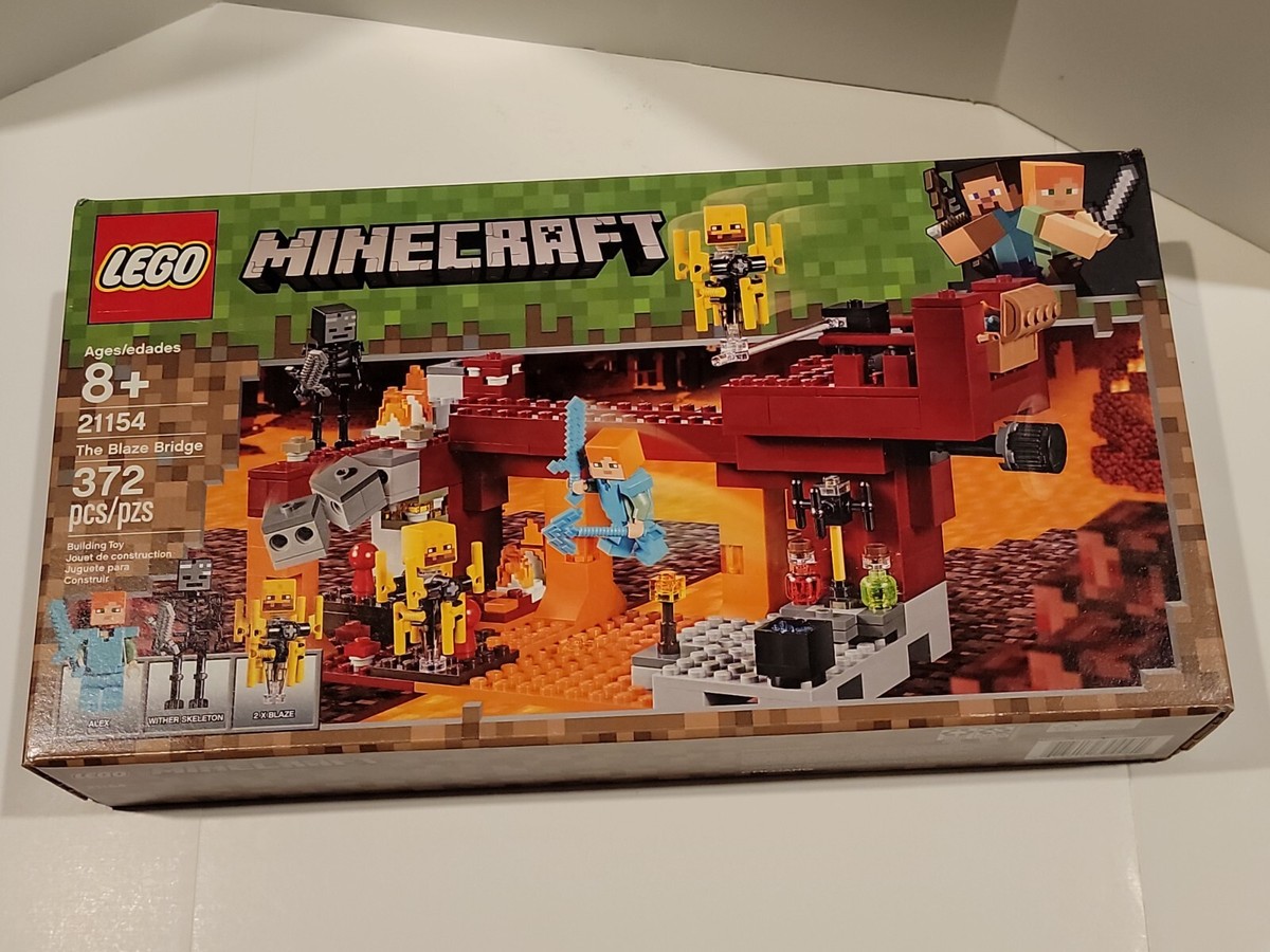 LEGO Minecraft: The Blaze Bridge 21154 Brand New Sealed 337 pieces