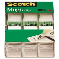 Scotch Magic Tape , 3/4 x 300 Inches 3105 , Pack of 9