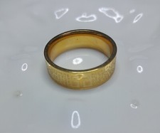 Men's Gold Plated Prayer Ring