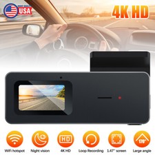 New 4K WiFi Car HD driving recorder W/ Night Vision 170 degrees 128G GPS locator