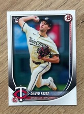 2025 Bowman Baseball #54 David Festa (RC) Minnesota Twins