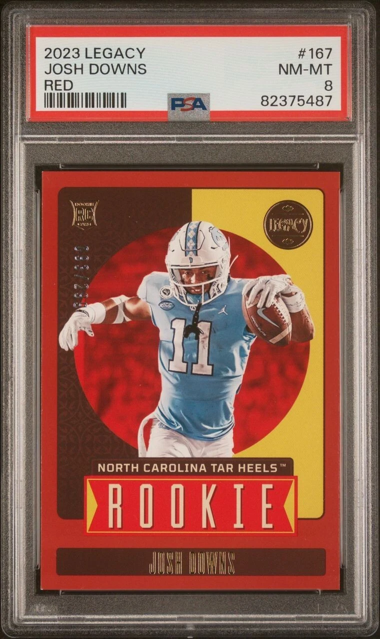 Josh Downs Panini Legacy #167 Red