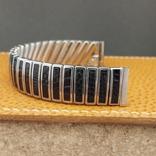 5/8" JB Champion Stainless Steel Lizard Unused MCM 1950s Vintage Watch Band