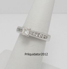 1CT Natural Diamond Anniversary Engagement Wedding Bridal Ring 14K White Gold