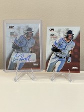 2024 Onyx Rips Carter Howell on card Auto /465 San Francisco Giants + Base Card