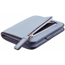 Toughergun Wallet Women Rfid Blocking Small Compact Bifold Luxury Leather Poc...