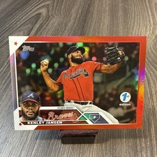 2023 Topps 1st Edition Kenley Jansen Red Foil /50 Atlanta Braves
