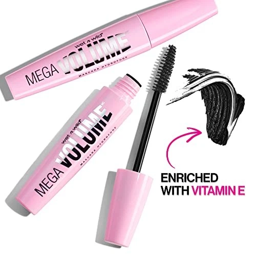 WET N WILD Mega Volume Waterproof Mascara Very Black - Image 3 of 4