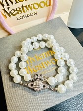 Bracelet Vivienne Westwood – perles blanches