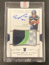 Jaxon Smith-Njigba 2023 National Treasures Football Rookie Patch Auto /99 Sealed