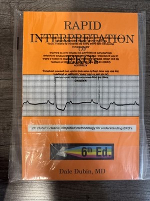 Rapid Interpretation of EKG's by Dale Dubin (2000, Trade Paperback)