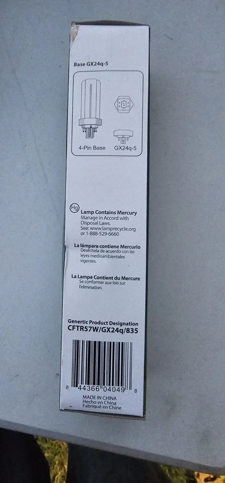 PlusritePLUG-IN CFLPlusriteRPL57W/3U/4P/835GX24q-5ITEM# 40494-Pin - Image 2 of 2