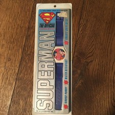 1986 DC comics SUPERMAN WATCH Superman Wristwatch