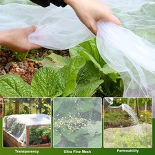 Ultra-Fine Mesh Garden Plant Netting Covers Thickened Bird Protection Net 10/15M