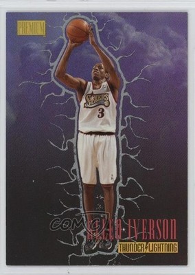 1997-98 Skybox Premium Thunder and Lightning Allen Iverson #15TL HOF 06or