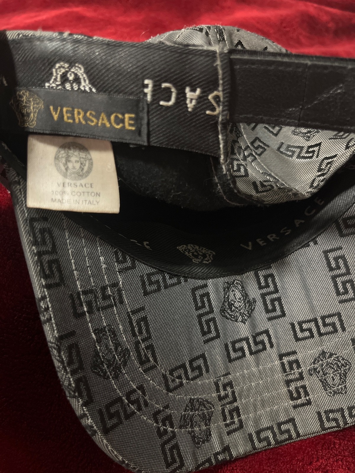 Versace  Baseball Cap Hat Adjustable Strap New Go… - image 2