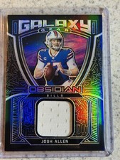 2021 Obsidian Josh Allen Galaxy Gear Patch /100 Holo Buffalo Bills 