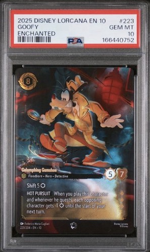Goofy - Galumphing Gumshoe graded PSA 10 for sale on eBay