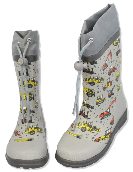 Beck Jungen Baustelle Gummistiefel, Grau, 31 EU-image
