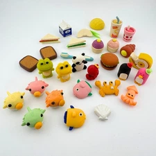 Vintage Cute Japanese Eraser Lot Iwako