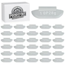 Upgraded Clip On Wheel Weights for Steel Rims Corrosion 1 oz Gray P Style
