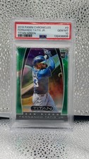 2019 Panini Chronicles Titan Fernando Tatis Jr. #3 RC Green Refractor /50 PSA 10