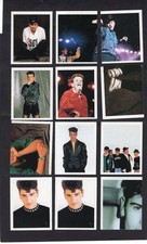 NEW KIDS ON THE BLOCK THE SUN EUROFLASH STICKERS 1990 x39