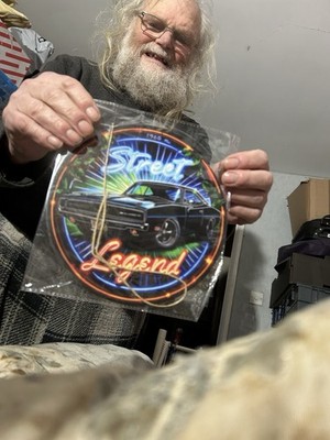 Neon Style Street Legend Schild