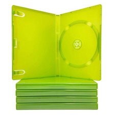 Xbox Replacement Game Case 5-Pack Empty Original Xbox Disc Cases OG Green, New