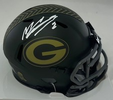 Packers Champ MASON CROSBY Signed Riddell 25 SALUTE Speed Mini Helmet AUTO - JSA