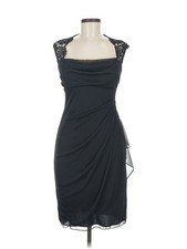 Xscape Women Black Cocktail Dress 8