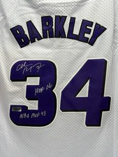 Charles Barkley Signed Phoenix Suns Basketball Jersey NBA HOF AD COA M&N 92-93