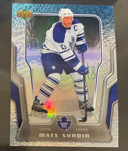 MATS SUNDIN Maple Leafs hockey card 2007 | eBay