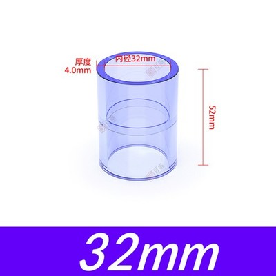 Clear PVC UPVC Plumbing Fittings Pipe Coupling For Aquarium Fish Tank Pond